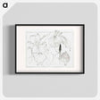 アートポスター-Japanese Iris Illustration
 - 美術世界 Poster.