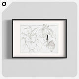 アートポスター-Japanese Iris Illustration
 - 美術世界 Poster.