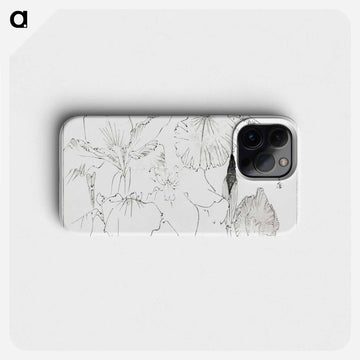 Japanese Iris Illustration
 - 美術世界 Phone Case.