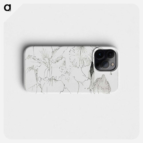 Japanese Iris Illustration
 - 美術世界 Phone Case.