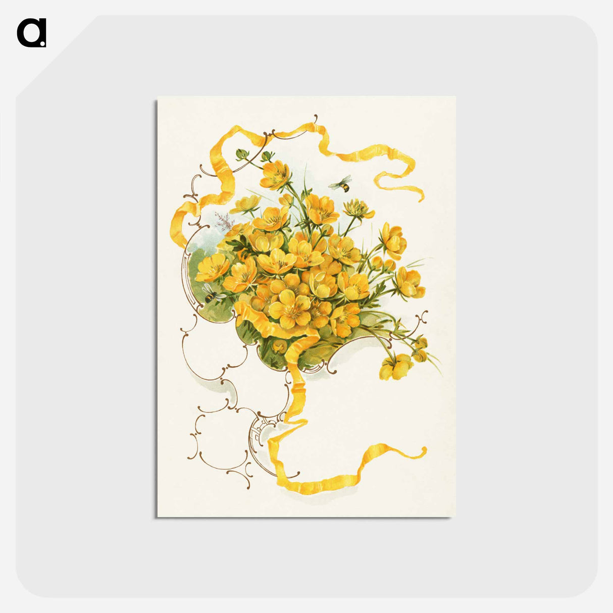 アートポストカード-Buttercups
 - ボストン公共図書館 Postcard.