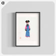 アートポスター-Illustration of a Wealthy Woman in Traditional Chinese Attire
 - 中国の衣装 Poster.