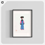 アートポスター-Illustration of a Wealthy Woman in Traditional Chinese Attire
 - 中国の衣装 Poster.