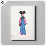 アートパネル-Illustration of a Wealthy Woman in Traditional Chinese Attire
 - 中国の衣装 Canvas.