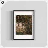 The Garden Gate of the Artist's Home at Blegdammen - クリステン ケプケ Poster.