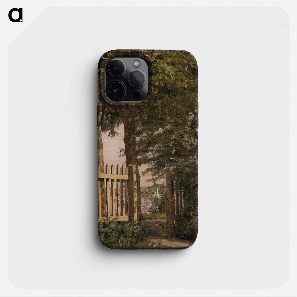 The Garden Gate of the Artist's Home at Blegdammen - クリステン ケプケ Phone Case.