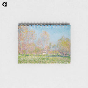 アートメモ帳-Spring in Giverny - クロード モネ Memo.