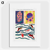 Vintage art deco & art nouveau pattern, plate no. 6. - E.A.セギー Poster.