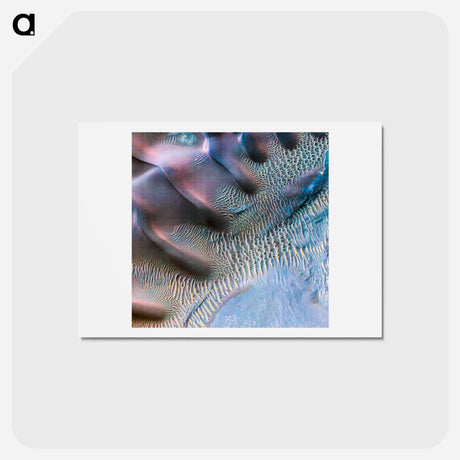 アートポストカード-Noachis Terra Dunes
 - 上空からの地球 Postcard.