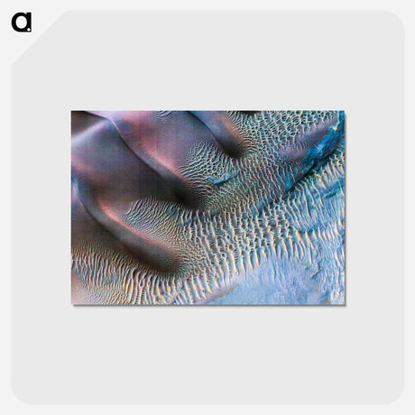 アートポストカード-Noachis Terra Dunes
 - 上空からの地球 Postcard.
