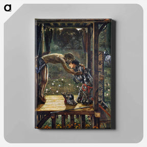アートパネル-The Merciful Knight - エドワード バーン ジョーンズ Canvas.
