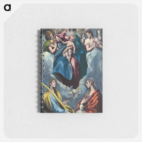 アートメモ帳-Madonna and Child with Saint Martina and Saint Agnes - エル グレコ Memo.
