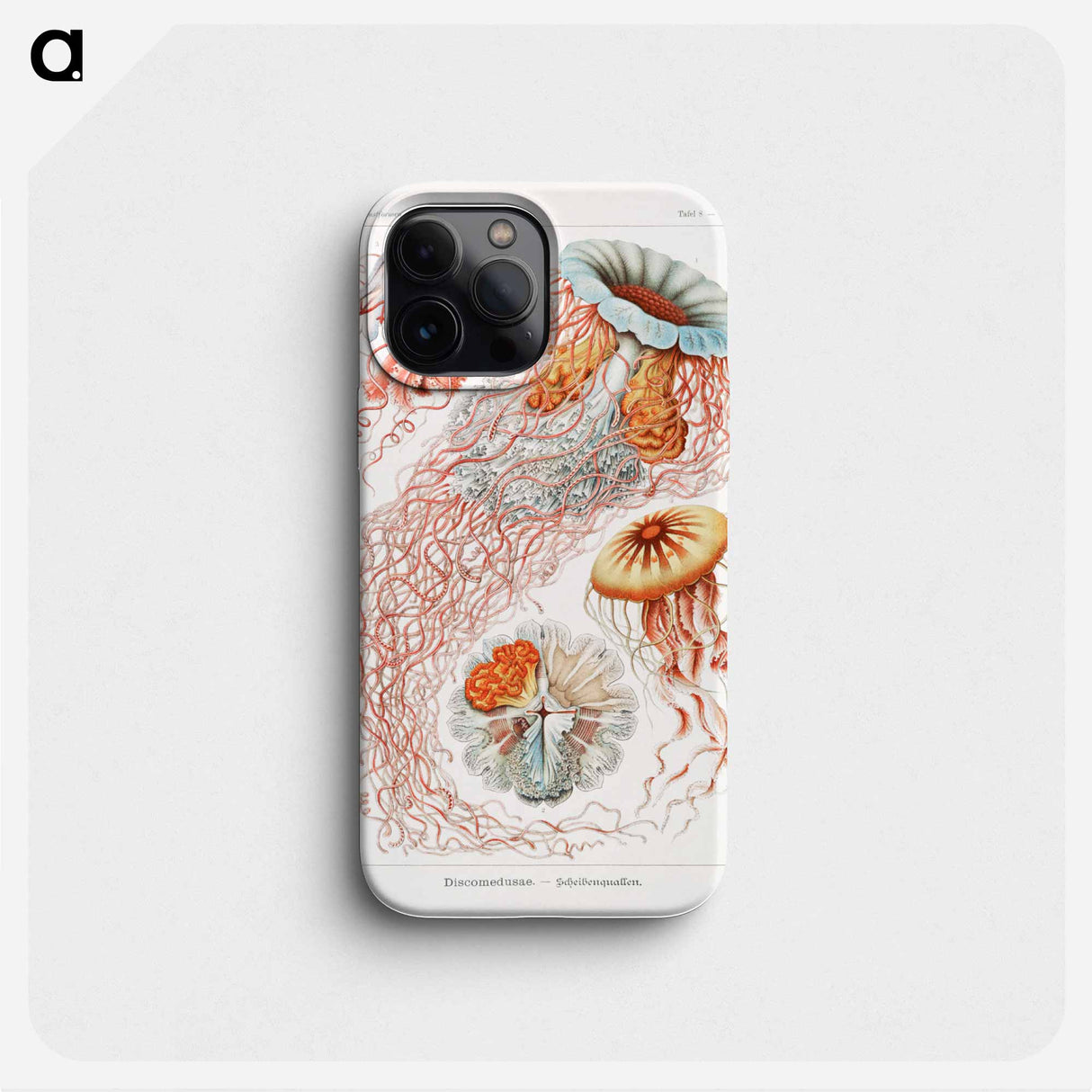 Discomedusae–Scheibenquallen - エルンスト ヘッケル Phone Case.