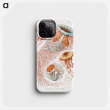 Discomedusae–Scheibenquallen - エルンスト ヘッケル Phone Case.