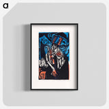Peter Schlemihl's Wondrous Story: Battles. The Agonies of Love - Ernst Ludwig Kirchner Poster.