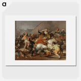 The Dos de Mayo of 1808 in Madrid - Francisco de Goya Poster.