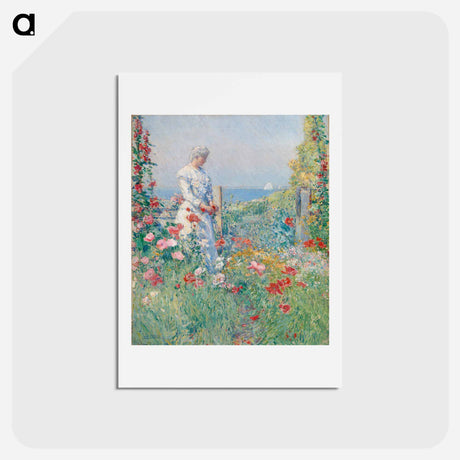 アートポストカード-In the Garden - フレデリック チャイルド ハッサム Postcard.