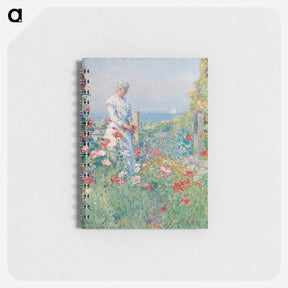 アートメモ帳-In the Garden - フレデリック チャイルド ハッサム Memo.