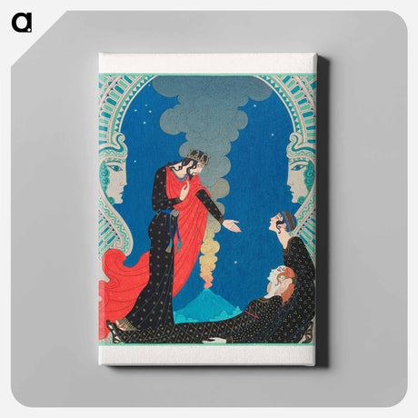 アートパネル-Empedocles and Panthea - ジョージ バービエ Canvas.