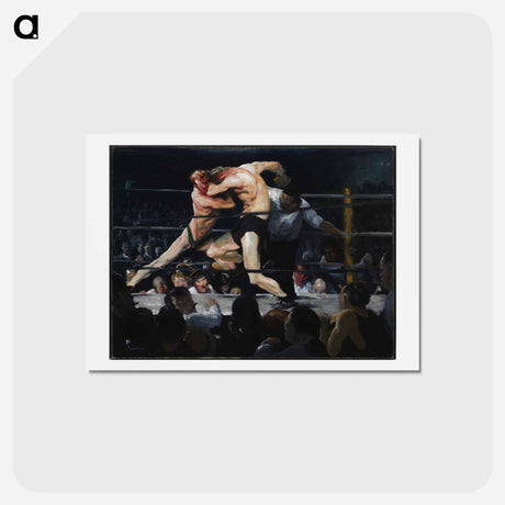 アートポストカード-Stag at Sharkey's - ジョージ ベローズ Postcard.