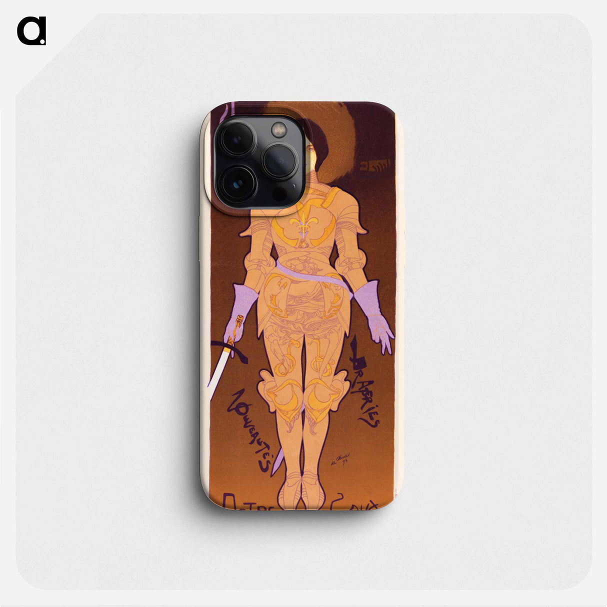 Affiche pour le Magasin de Nouveautés "A Jeanne d'Arc" à Carcassonne - ジョルジュ ド フィール Phone Case.