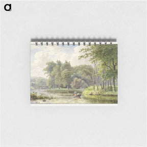 アートメモ帳-Landscape with Figures in a Rowboat
 - ジョージアス ヤコブス ヨハネス ファン オス Memo.
