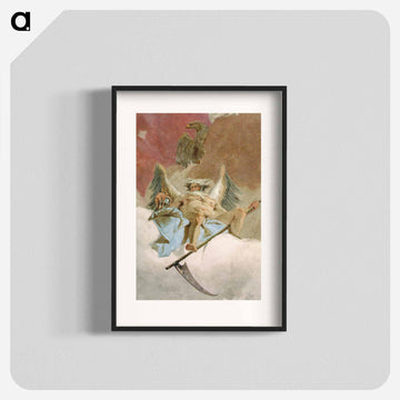 Würzburg Residenz Stairway, Saturn Detail
 - ジョバンニ バティスタ ティエポロ Poster.