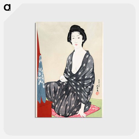 アートポストカード-Woman in Summer Clothing
 - 橋口 五葉 Postcard.