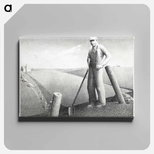 In the spring - グラント ウッド Canvas.