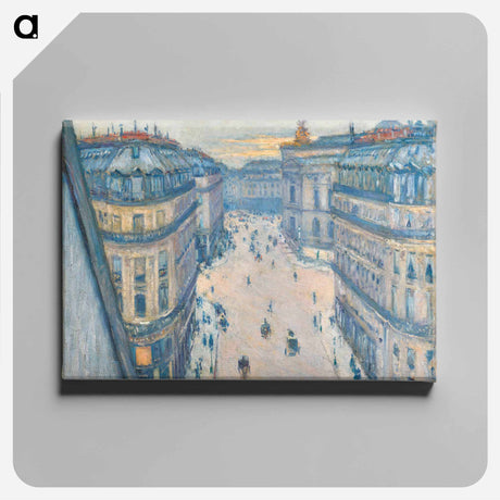 アートパネル-Rue Halévy, vue d'un sixième étage - ギュスターヴ カイユボット Canvas.