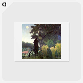 アートポストカード-The Snake Charmer - アンリ ルソー Postcard.