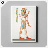 アートパネル-Ramses III Portrait
 - エジプト美術史 Canvas.