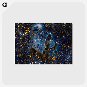 アートポストカード-Pillars of Creation
 - ハッブル画像 Postcard.