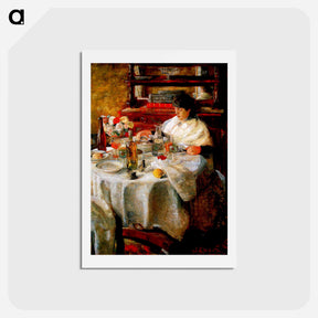 アートポストカード-The Oyster Eater - ジェームズ アンソール Postcard.