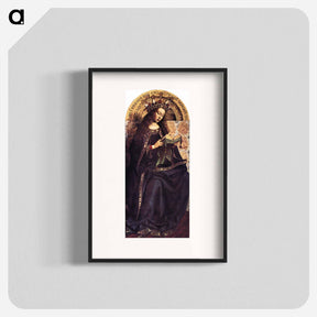 アートポスター-The Ghent Altarpiece, The Virgin Mary - ヤン ファン エイク Poster.
