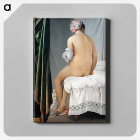 アートパネル-The Valpinçon Bather
 - ジャン オーギュスト ドミニク アングル Canvas.