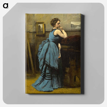Lady in Blue
 - ジャン バティスト カミーユ コロー Canvas.