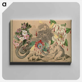 アートパネル-Victorian Blood Book
 - ジョン ビングリー ガーランド Canvas.