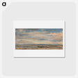 アートポストカード-Cloud Study, Early Morning, Looking East from Hampstead
 - ジョン コンスタブル Postcard.