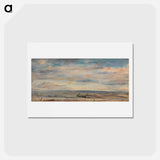 アートポストカード-Cloud Study, Early Morning, Looking East from Hampstead
 - ジョン コンスタブル Postcard.