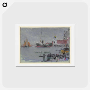 アートポストカード-Loxia Curvirostra
 - ジョン グールド Postcard.