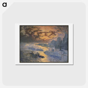 アートポストカード-Reflective River
 - ジョセフ ペネル Postcard.