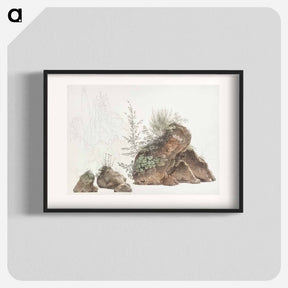 アートポスター-Overgrown Rocks
 - ジョセフス アウグストゥス クニップ Poster.