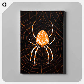 アートパネル-Spider in a web - ユリー デ フラーハ Canvas.