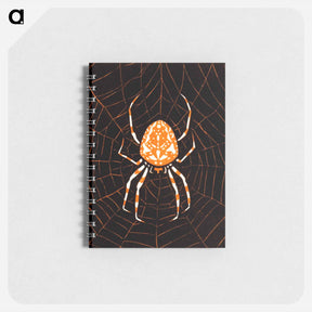 アートメモ帳-Spider in a web - ユリー デ フラーハ Memo.