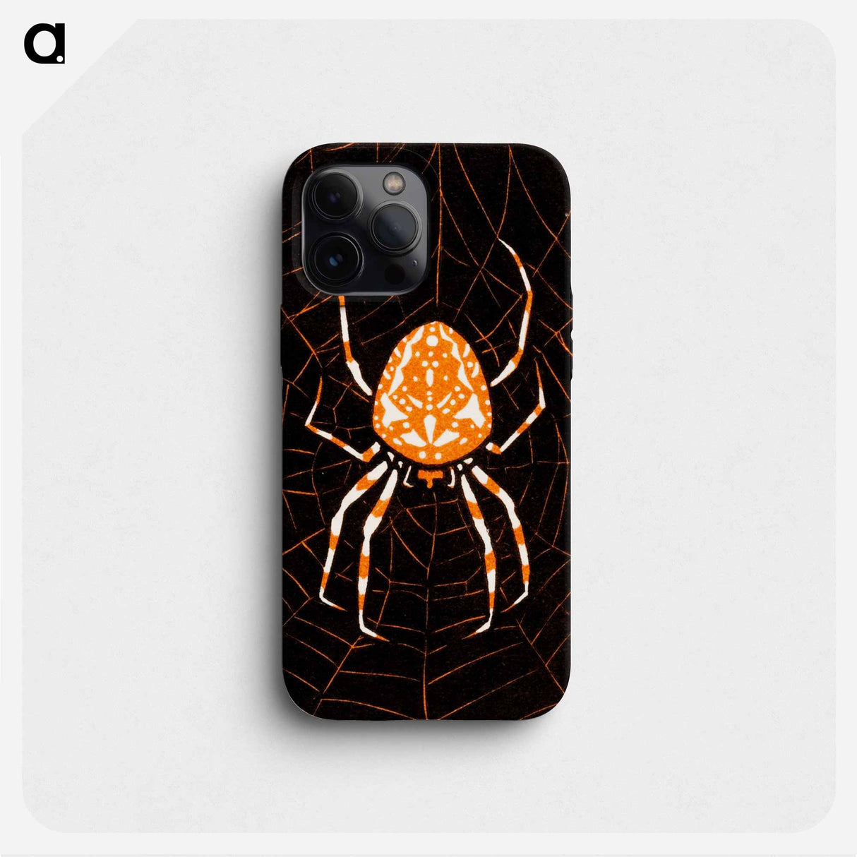 Spider in a web - Julie de Graag Phone Case.