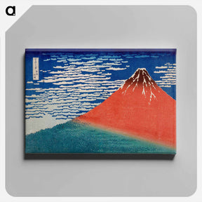 アートパネル-Hokusai's Fine Wind, Clear Morning - 葛飾 北斎 Canvas.