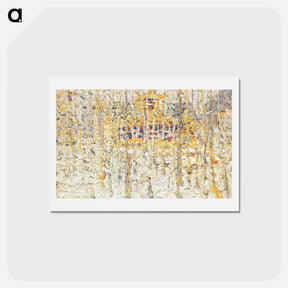 アートポストカード-Winter Landscape - カジミール マレーヴィチ Postcard.