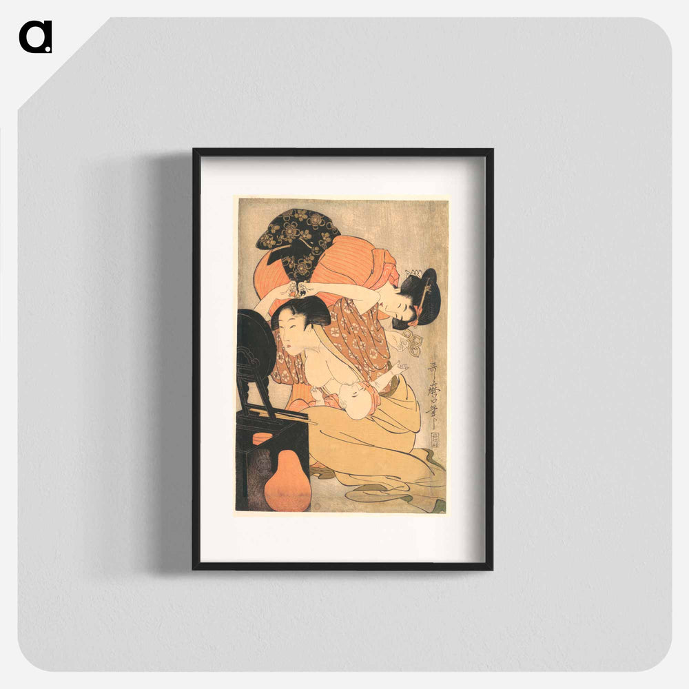 Mother and Child - 喜多川 歌麿 Poster.