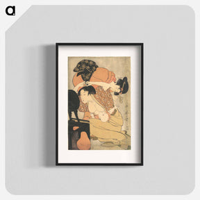 アートポスター-Mother and Child - 喜多川 歌麿 Poster.